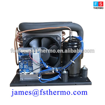 DC power Portable cooling systems for Ice Cream Cabinets Dispensers Ice Storage Bins Chests Marine Refrigerators