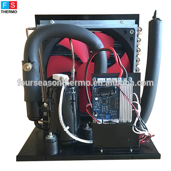 Rural Electrification DC compressor Freezer System for Solar Refrigerator for Village Camp Caravan Fridge
