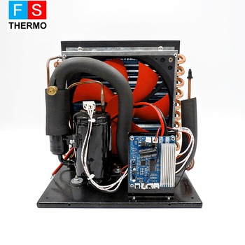 compressor condensing unit for car solar air conditioner