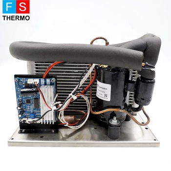 mini refrigeration condensing unit for electric vehicle air conditioning