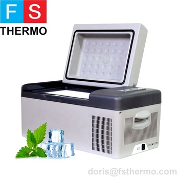 20L mini portable car refrigerator 12V 220V DC AC for outdoor camping using