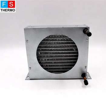 r134a Aluminum hvac water mini rerefrigerator condeser for mini water chiller