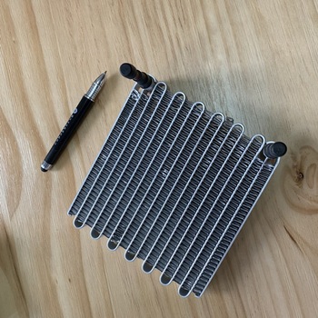 Refrigeration parts small air cooled condenser heat exchanger for mini freezer