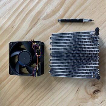 Refrigeration parts small air cooled condenser heat exchanger for mini freezer