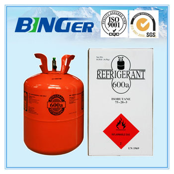 refrigerant R600a gas- DOT, SGS, CE Cylinder is allowed