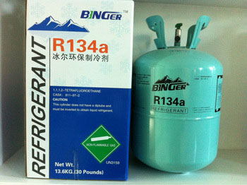13.6/22.7kg good quality r134a refrigerant gas with 99.9% purity