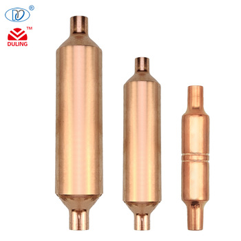 Copper filter drier refrigeration parts Used In Air Conditioner with build-in large mesh area