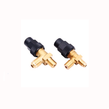 Duling brass refrigeration accumulator valve