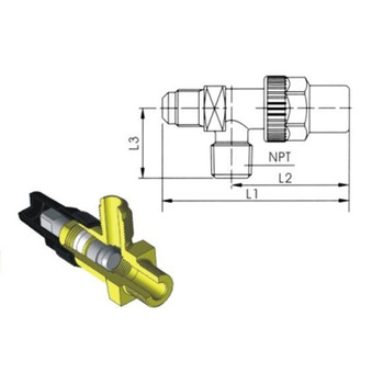 Duling brass refrigeration accumulator valve