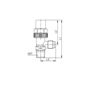 Duling brass refrigeration accumulator valve