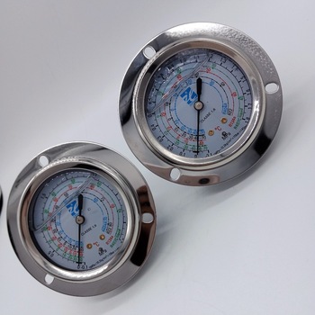 China Manufacture MPA Glycerine or Silicone Oil Filled Pressure Gauge