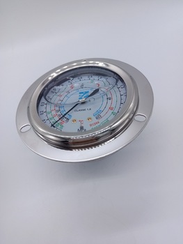China Manufacture MPA Glycerine or Silicone Oil Filled Pressure Gauge