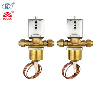 No leakage high sensitivity copper capillary joint brass material pressure controlled water solenoid valve