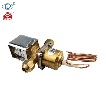 No leakage high sensitivity copper capillary joint brass material pressure controlled water solenoid valve