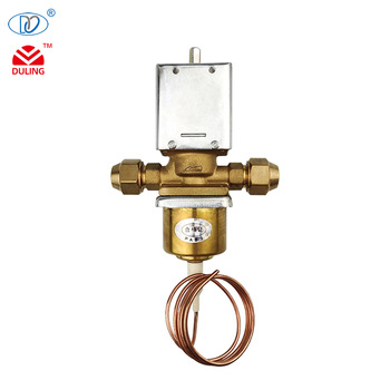No leakage high sensitivity copper capillary joint brass material pressure controlled water solenoid valve
