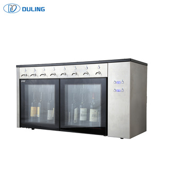 Popular designed commercial 8 bottle wine dispenser with fast delivery