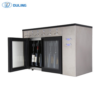 Chinese factory selling electric 6 bottle wine cooler dispenser with high quality