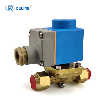 AC 220v Normally Open 2 Way Electric Magnet Big Diameter Solenoid Valve Used In Commercial Refrigeration System