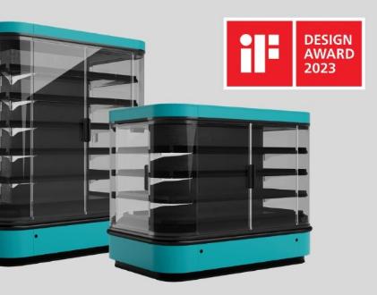 Smeva wins iF Design Award with refrigerated cabinet Arrondi