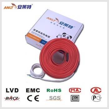 Heating cable for bathroom
