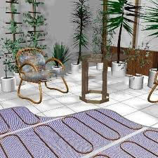 220V snow melting underfloor heating