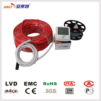 Installing floor heating mat