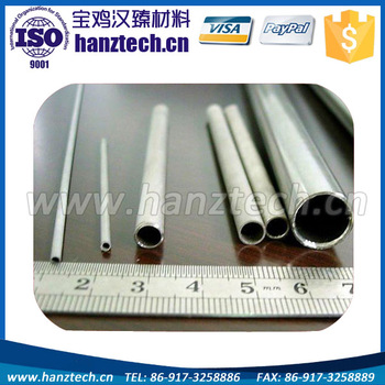 alibaba china price Thin wall titanium pipes tubes