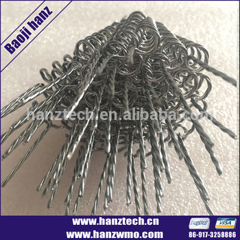 99 95 purity high temperature tungsten wire for vacuum metalizing machine