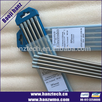 best price of silver tungsten electrode