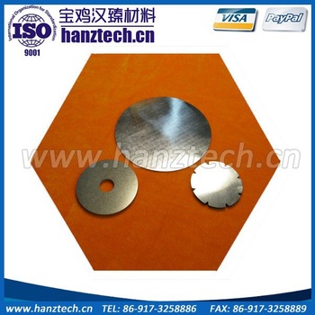 China supplier best price pure titanium ore machining Ti Target