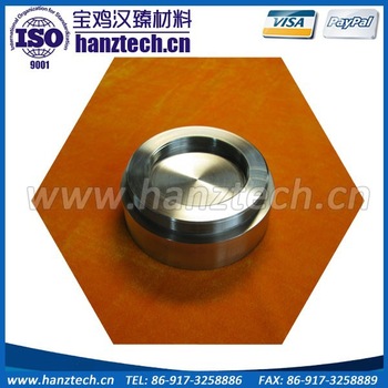 Manufacturer Round Ti 6AL 4V Titanium target for industry use