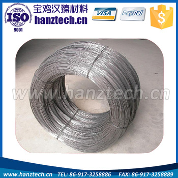 Industry and Medical used grade 1 titanium wire