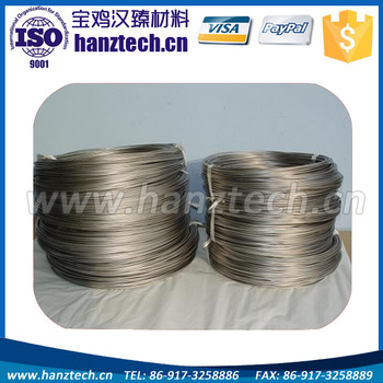 Supply heat processing erti 2 titanium welding wire