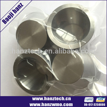 tungsten crucible for steel melting
