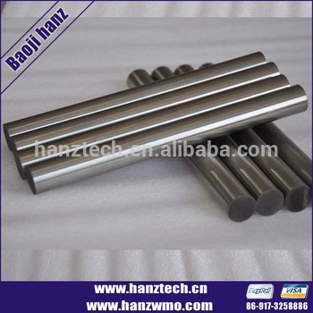China supplier 99 95 pure tungsten rod bar