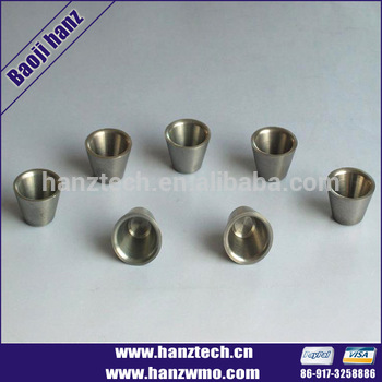 Hot sale tungsten crucible for crystal tec