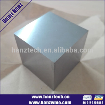 Tungsten Cube 1 x1 x1 285 grams Pure Tungsten