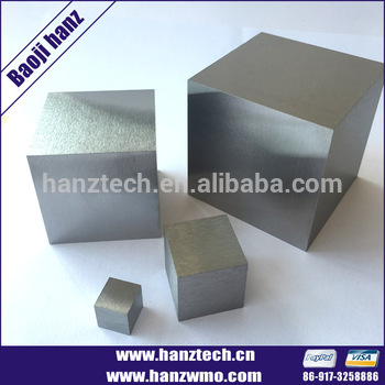 One Half Inch Tungsten Cube