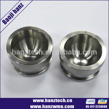 High temperature resistant tungsten crucible