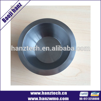 W1 W2 pure tungsten crucible