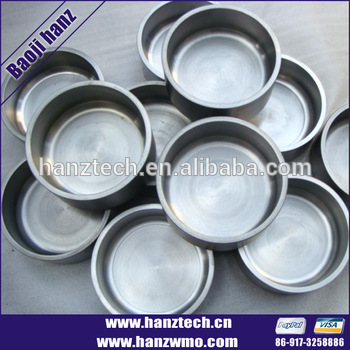 Polished High Quality Tungsten/W Crucible