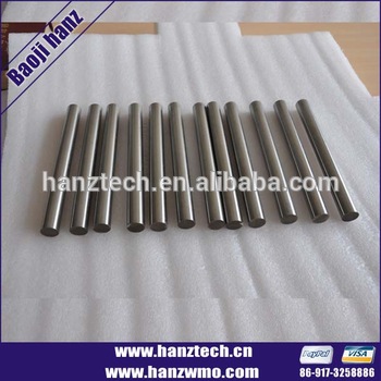 Polished tungsten round bar for milling tools making
