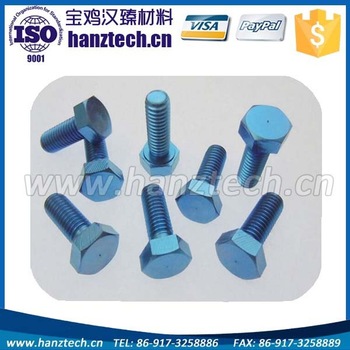 Hot sale hex cap titanium screw m15 for motorcycle