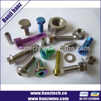 Manufacturer gr2 din 6914 titanium surgical screw