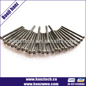 High strength gr5 dome head titanium bolts