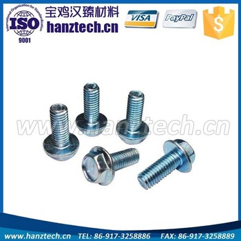 Best price Titanium Hex Flange Bolt Din6921