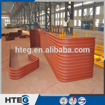 Membrane water wall panels for power plant boiler repair
