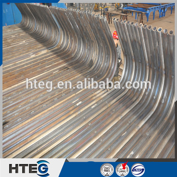 Membrane water wall panels for power plant boiler repair