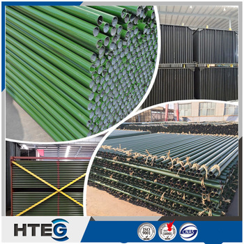 Round shape enameled tubes heat transfer elements for boiler air heater