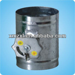 Round Manually Operated Volume Control Damper For Duct